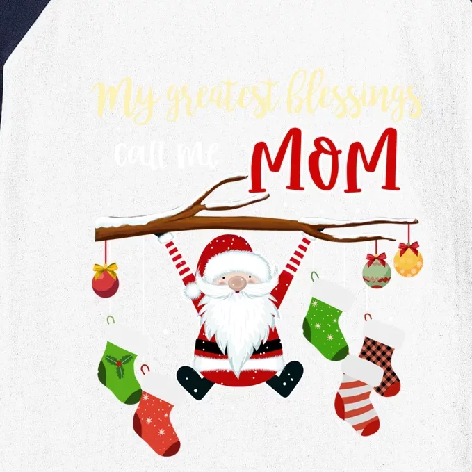 My Greatest Blessings Call Me Mom Gift Grandma Gift Meaningful Gift Baseball Sleeve Shirt