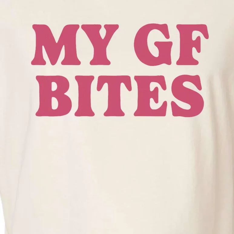 My Gf Bites Garment-Dyed Women's Muscle Tee