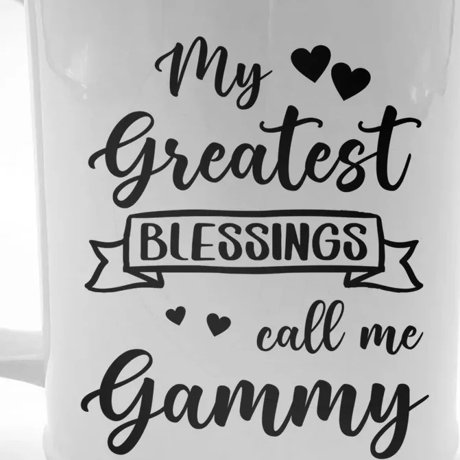 My Greatest Blessings Call Me Gammy Gift Front & Back Beer Stein