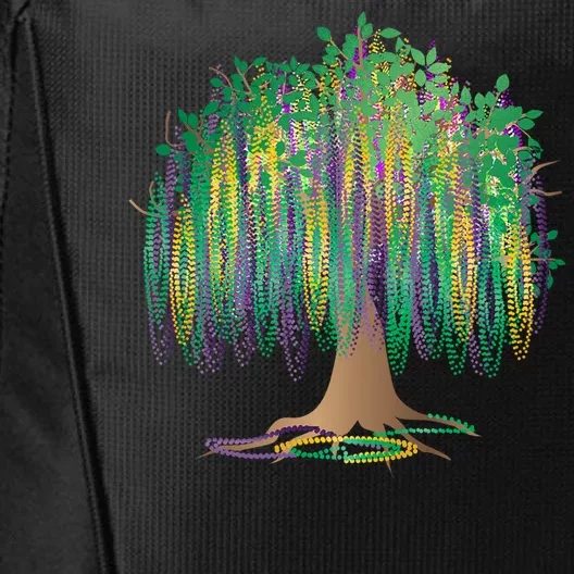 Mardi Gras Beaded Tree City Backpack