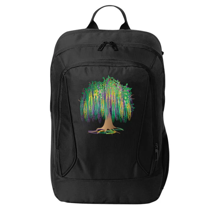 Mardi Gras Beaded Tree City Backpack