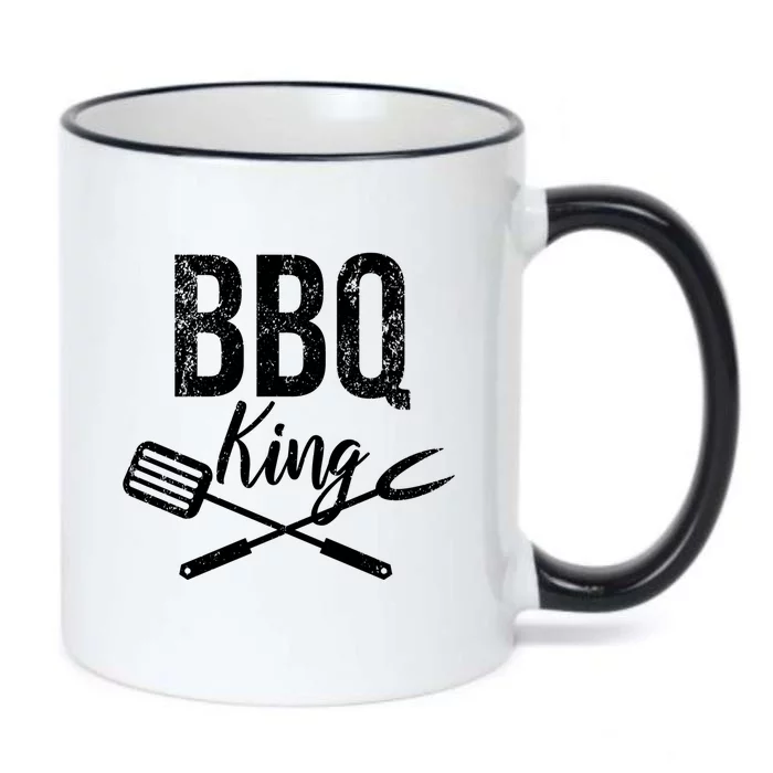 Men Gift Barbecue Bbq King Grill Meat Steak Fire Grill Great Gift Black Color Changing Mug