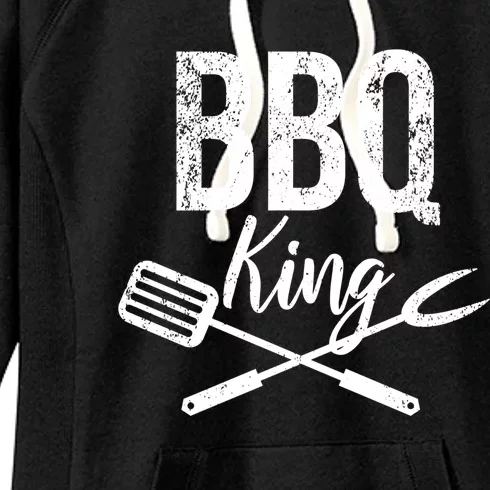 Men Gift Barbecue Bbq King Grill Meat Steak Fire Grill Great Gift Women's Fleece Hoodie