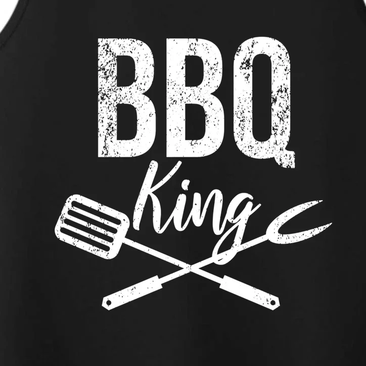 Men Gift Barbecue Bbq King Grill Meat Steak Fire Grill Great Gift Performance Tank