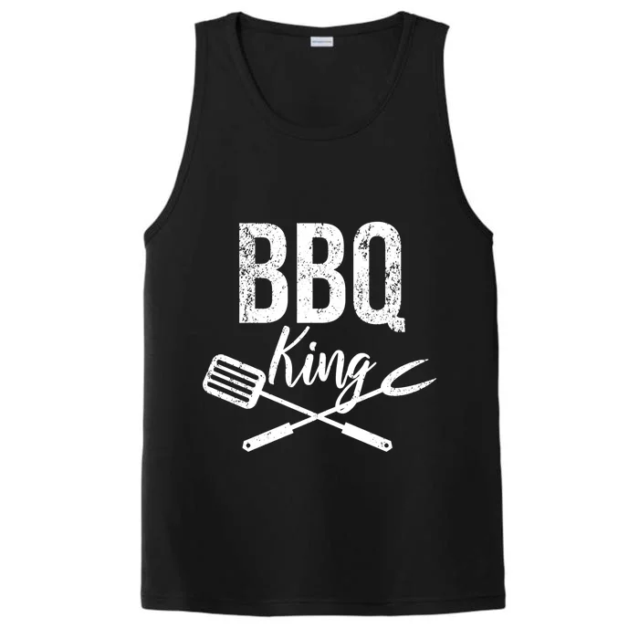 Men Gift Barbecue Bbq King Grill Meat Steak Fire Grill Great Gift Performance Tank