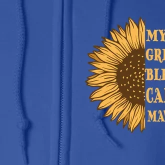 My Greatest Blessings Call Me Mawmaw Mom Sunflower Graphic Cool Gift Full Zip Hoodie