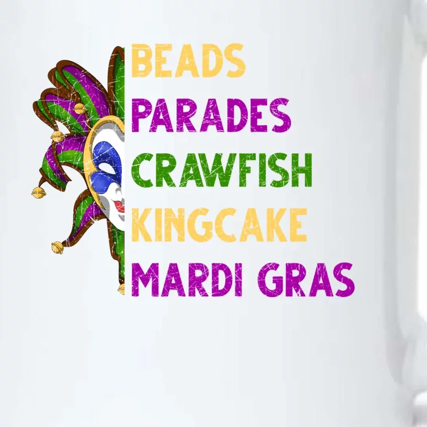 Masquerade Gift Beads Parades Crawfish Kingcake Mardi Gras Cute Gift Black Color Changing Mug