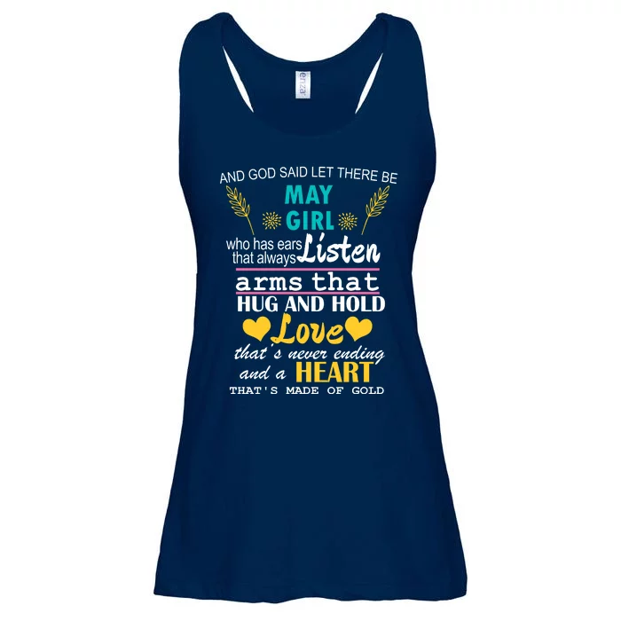 May Girl Birthday Gift Ladies Essential Flowy Tank