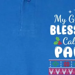 My Greatest Blessings Call Me Pappy Xmas Funny Gift Christmas Cool Gift Softstyle Adult Sport Polo