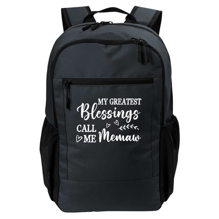 My Greatest Blessings Call Me Memaw Gift Daily Commute Backpack