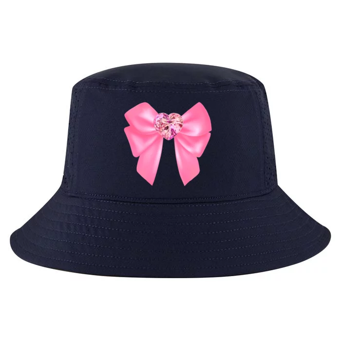 Magical Girl Bow Chibi Moon Crystal Bow Pink Cool Comfort Performance Bucket Hat