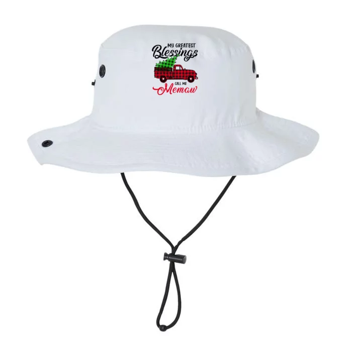 My Greatest Blessings Call Me Memaw Xmas Funny Gift Christmas Gift Legacy Cool Fit Booney Bucket Hat