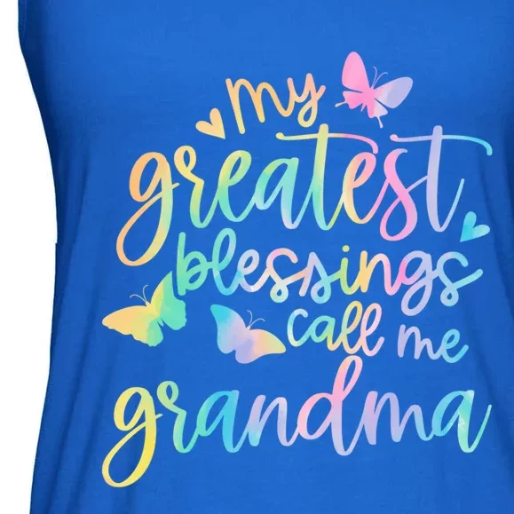 My Greatest Blessings Call Me Grandma Mothers Day Mom Life Great Gift Ladies Essential Flowy Tank