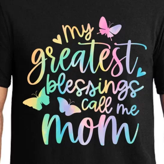 My Greatest Blessings Call Me Mom Mothers Day Mom Life Ideas Great Gift Pajama Set