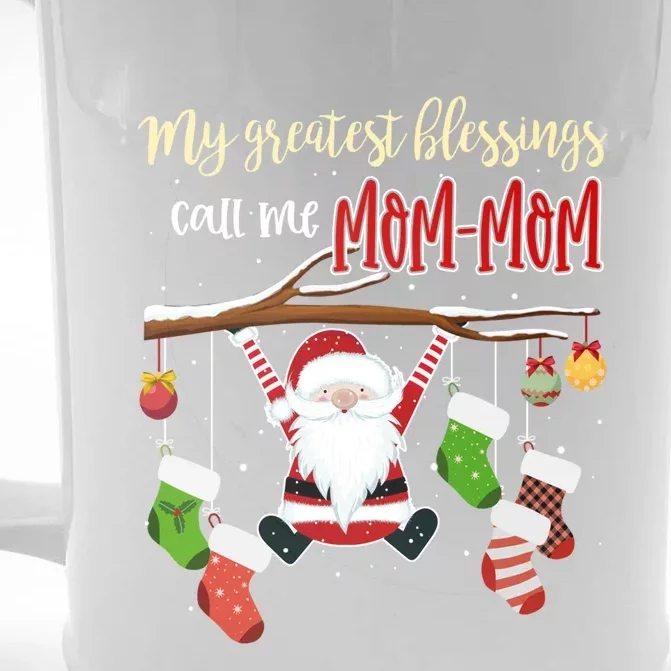 My Greatest Blessings Call Me Momcool Giftmom Cool Gift Grandma Gift Cute Gift Front & Back Beer Stein