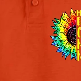 My Greatest Blessings Call Me Mom Nanny Sunflower Tie Dye Gift Dry Zone Grid Performance Polo