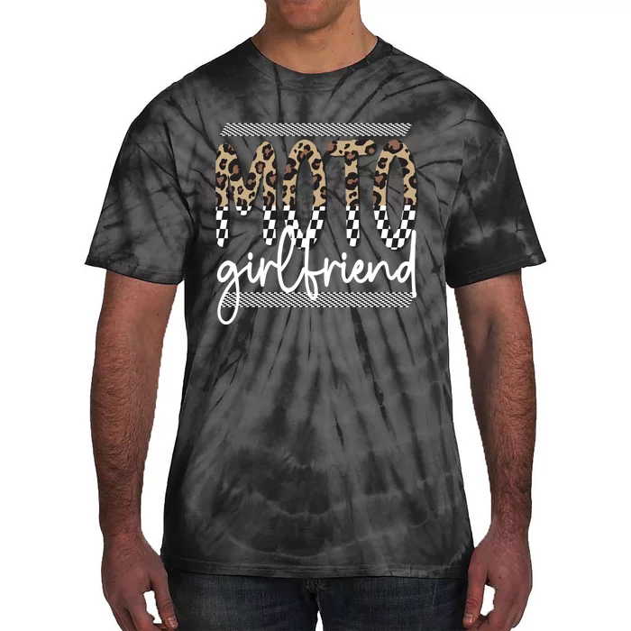 Motocross Girlfriend Best Moto Girlfriend Tie-Dye T-Shirt