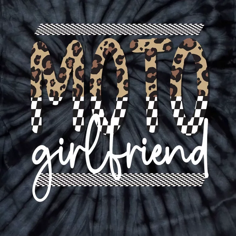 Motocross Girlfriend Best Moto Girlfriend Tie-Dye T-Shirt