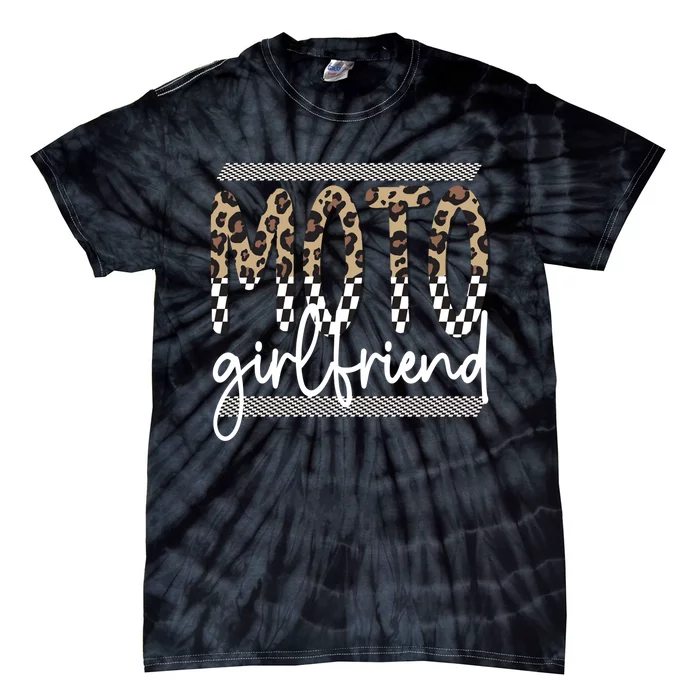 Motocross Girlfriend Best Moto Girlfriend Tie-Dye T-Shirt