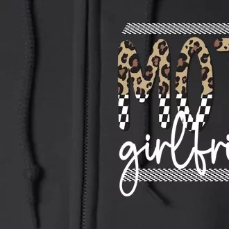 Motocross Girlfriend Best Moto Girlfriend Full Zip Hoodie