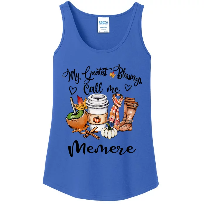 My Greatest Blessings Call Me Memere Great Gift Grandma Funny Gift Cute Gift Ladies Essential Tank