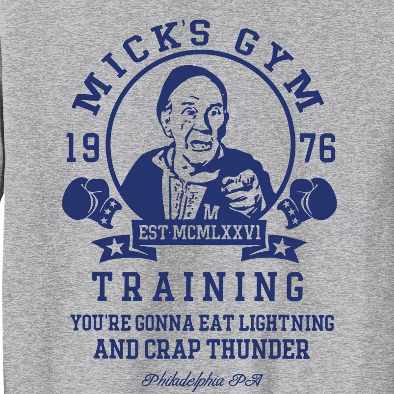 Mickss Gym Boxer Boxing Gloves Rocky Tall Sweatshirt