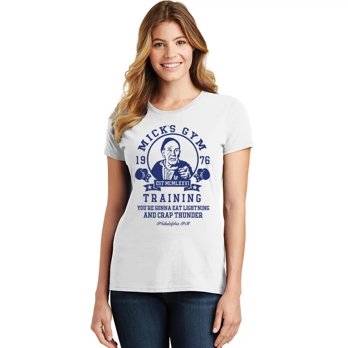 Mickss Gym Boxer Boxing Gloves Rocky Women's T-Shirt