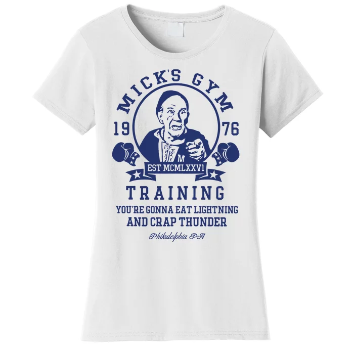 Mickss Gym Boxer Boxing Gloves Rocky Women's T-Shirt