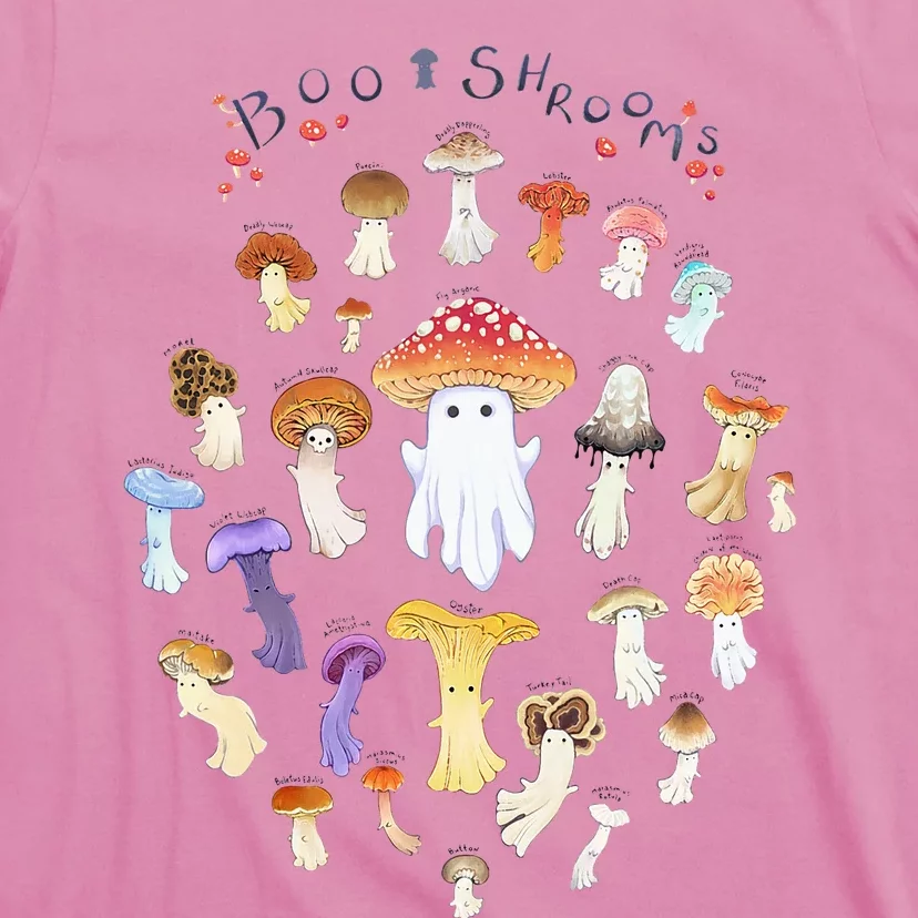 Mushroom Ghost Boo Shroom Halloween T-Shirt