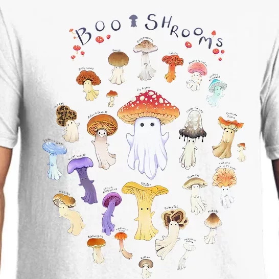 Mushroom Ghost Boo Shroom Halloween Pajama Set