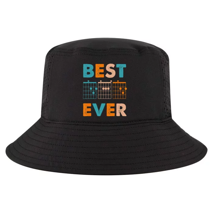 Musician Guitarist Best Dad Ever Father's Day Cool Comfort Performance Bucket Hat