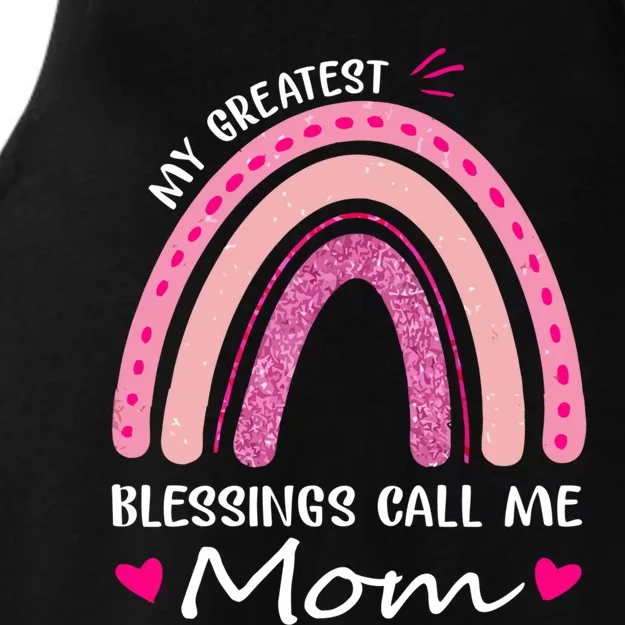 My Greatest Blessings Call Me Mom Meaningful Gift Ladies Tri-Blend Wicking Tank