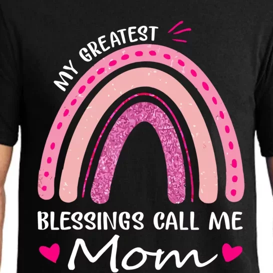 My Greatest Blessings Call Me Mom Meaningful Gift Pajama Set