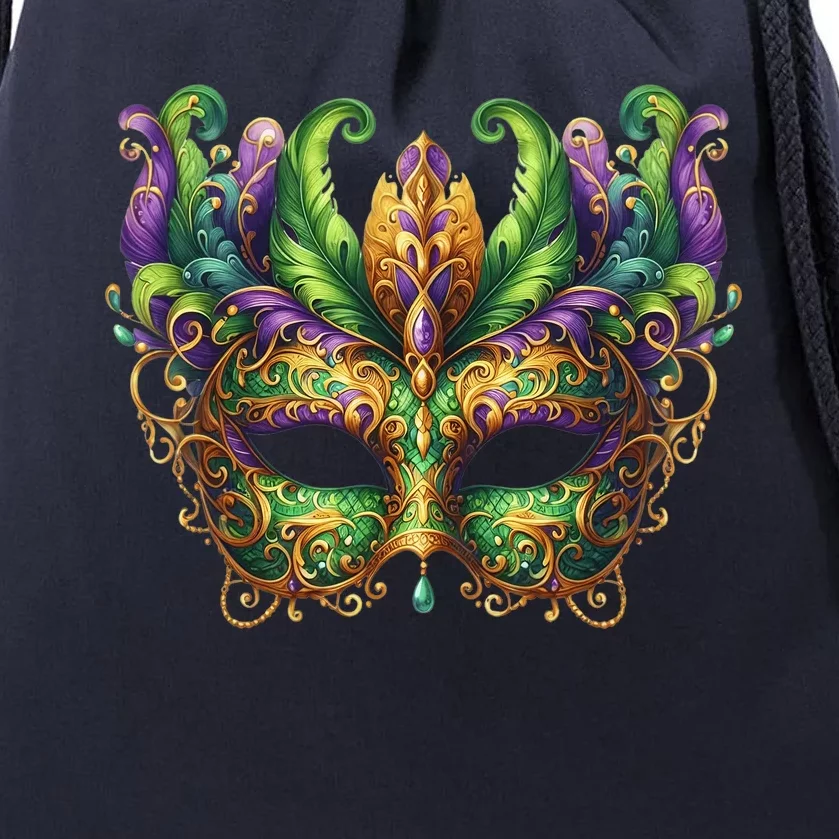 Mardi Gras Celebration Drawstring Bag