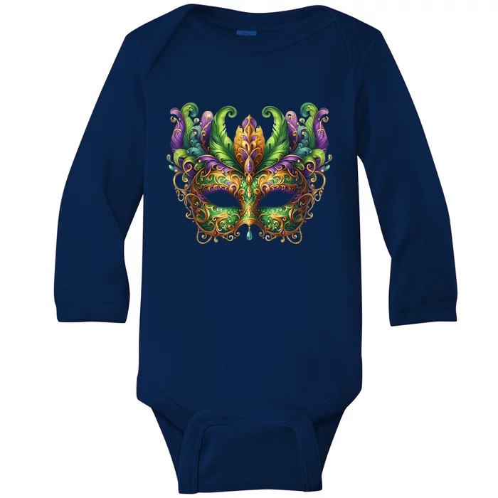 Mardi Gras Celebration Baby Long Sleeve Bodysuit