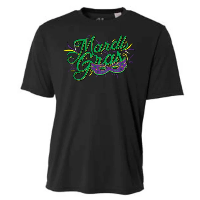 Mardi Gras Celebration Logo Cooling Performance Crew T-Shirt