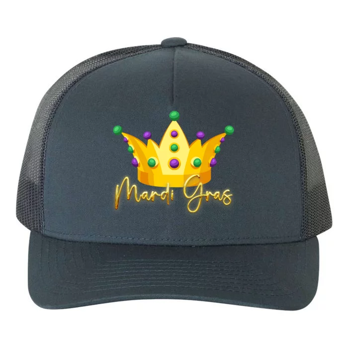 Mardi Gras Crown Celebration Yupoong Adult 5-Panel Trucker Hat