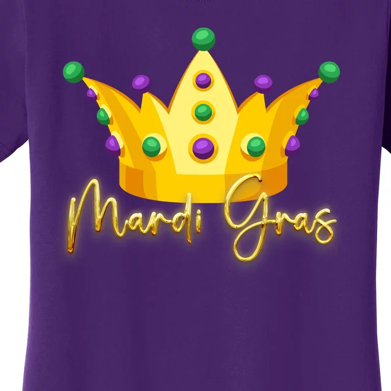 Mardi Gras Crown Celebration Women's T-Shirt