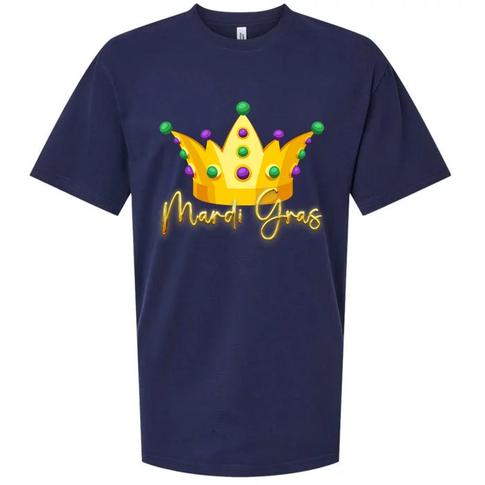 Mardi Gras Crown Celebration Sueded Cloud Jersey T-Shirt