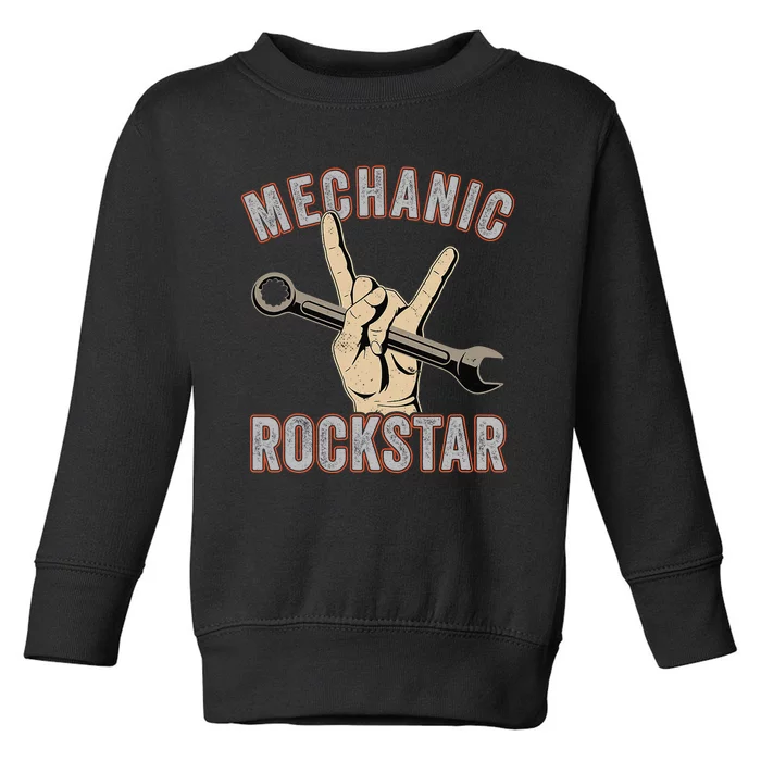 Mechanic Garage Car Enthusiast Man Cave Design for Garage Toddler Sweatshirt