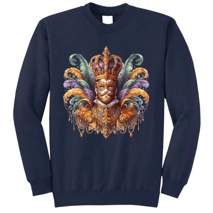 Mardi Gras Celebration Tall Sweatshirt