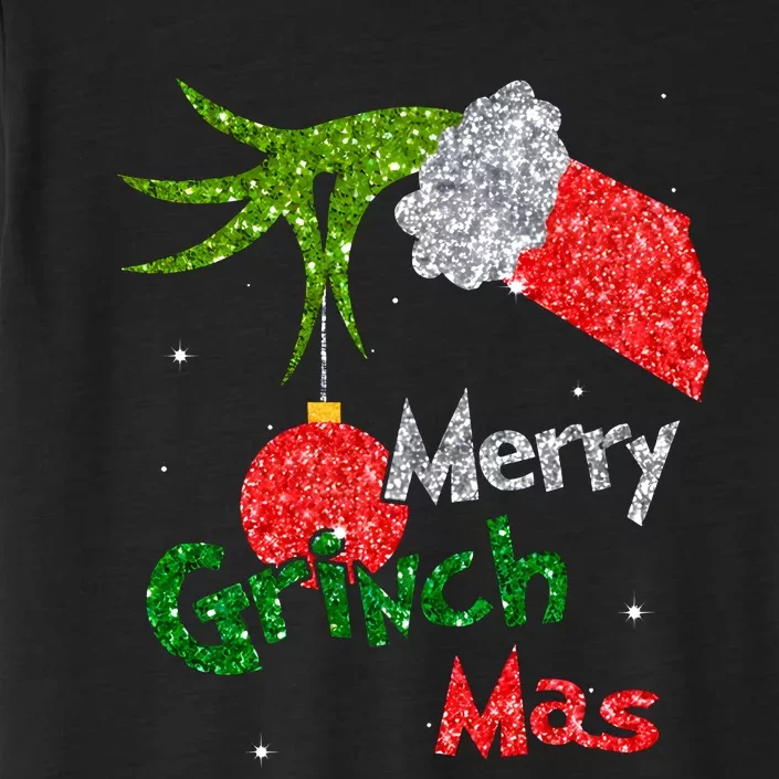 Merry Grinchmas Christmas Funny Cute Matching Family ChromaSoft Performance T-Shirt