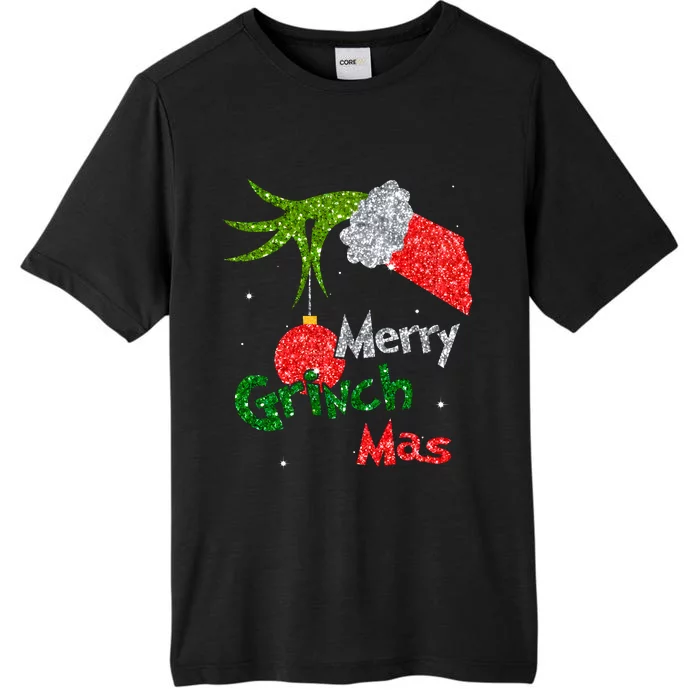 Merry Grinchmas Christmas Funny Cute Matching Family ChromaSoft Performance T-Shirt