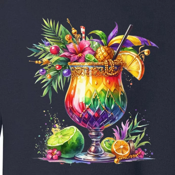 Mardi Gras Celebration Toddler Sweatshirt