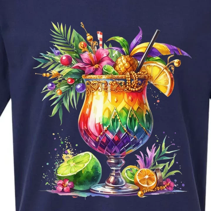 Mardi Gras Celebration Sueded Cloud Jersey T-Shirt