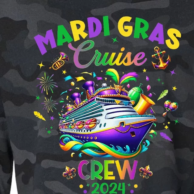 Mardi Gras Cruise 2024 Ship Family Matching Trip New Orleans Cropped Pullover Crew