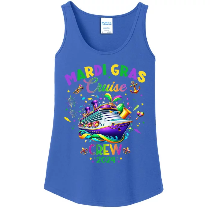 Mardi Gras Cruise 2024 Ship Family Matching Trip New Orleans Ladies Essential Tank