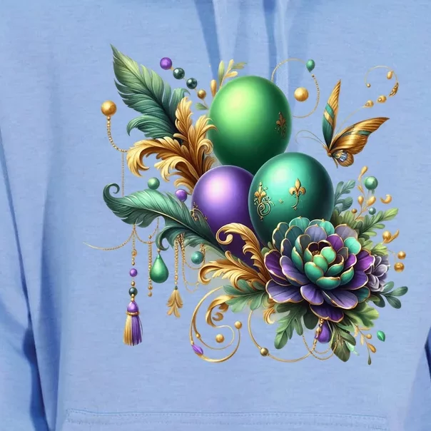 Mardi Gras Celebration Unisex Surf Hoodie