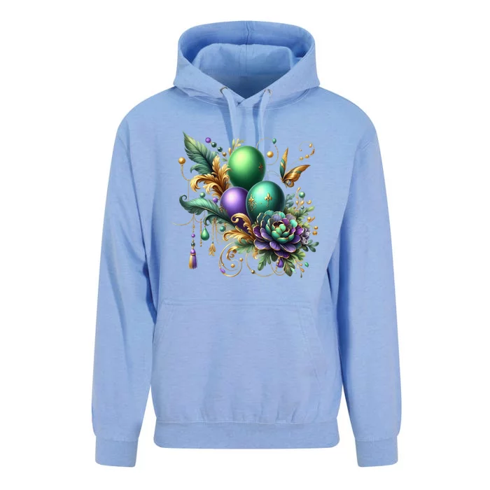 Mardi Gras Celebration Unisex Surf Hoodie