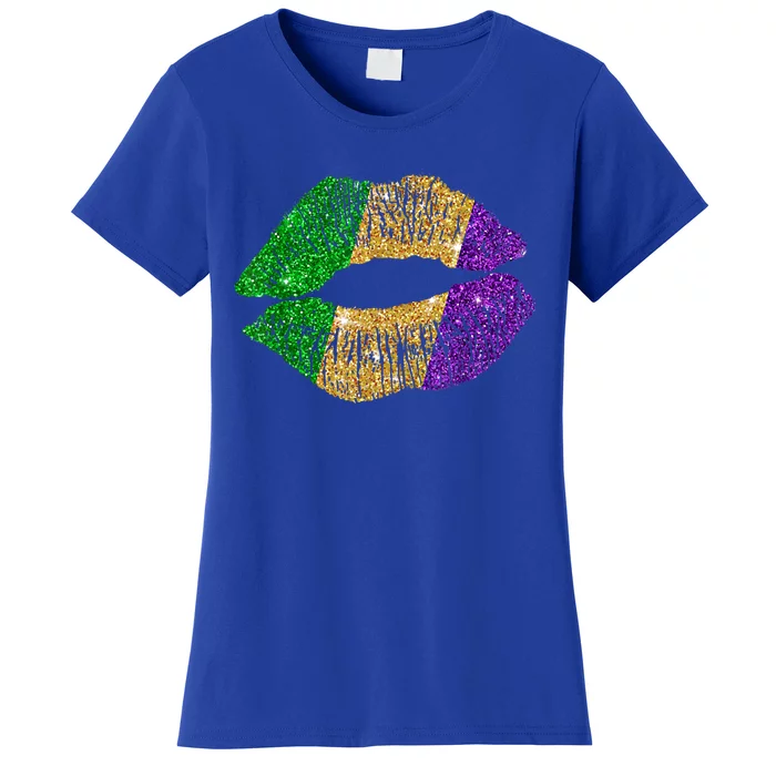 Mardi Gras Carnival Costume Lips Meaningful Gift Women's T-Shirt